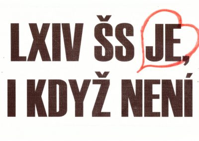 plátěný potisk 64. ročníku